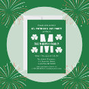 Recherche de pub irlandais invitations Shamrock