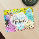 Recherche de motif abstrait vert cartes postales Pour elle