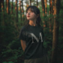 Recherche de initiales femme tshirts Simple