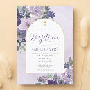 Recherche de lilas baptême invitations Baptême de fille