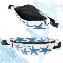 Recherche de coquillages sacs Bleu et blanc
