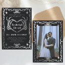 Recherche de goth mariage invitations Romantique