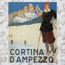 Recherche de ski puzzles Vintage
