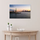Recherche de statue liberty art Sunset