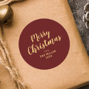 Recherche de noël moderne autocollants Minimum