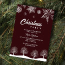 Zoek naar employee christmas party uitnodigingen Elegante scriptlettertypetypografie