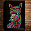 Recherche de peinture lama posters Coloré