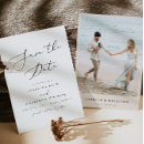 Recherche de modern calligraphy save the dates Couple
