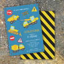 Recherche de chantier invitations Fête d'anniversaire de garçon