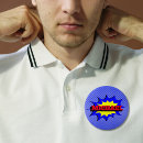 Recherche de superhéros badges Bleu