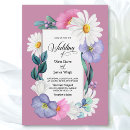 Recherche de daisy mariage invitations Élégant