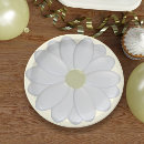 Recherche de fleurs blanches assiettes en papier Été