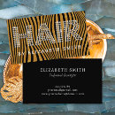 Recherche de noir brillant cartes visite Salon de coiffure