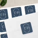 Recherche de ovale bleu Monogramme
