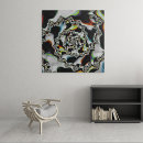 Recherche de fractale spirale posters Psychédélique