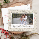 Recherche de noël vintages cartes postales Typographie