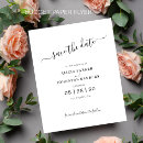 Recherche de chic wedding save the dates Élégant