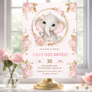 Recherche de girl elephant invitations Rose et or