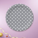 Recherche de gris assiettes en papier Amusant