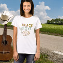Recherche de peace love music tshirts Paix