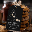 Recherche de noël étiquettes cadeau Typographie
