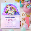 Recherche de unicorn 1ans anniversaire invitations Lunatique