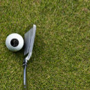 Recherche de fleur golf balles Monogrammé