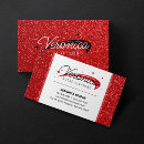 Recherche de paillettes rouges cartes visite Brillant