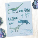 Zoek naar dinosaurus verjaardag uitnodigingen Boy