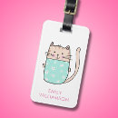 Recherche de chat rose bagages étiquettes Amusant
