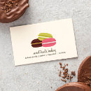 Recherche de macarons français cartes visite Cookies