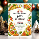 Recherche de tranche pizza invitations Petit garçon