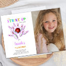 Recherche de bowling anniversaire invitations Girl