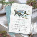 Recherche de sleigh noël invitations Aquarelle