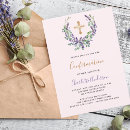 Recherche de lavande confirmation invitations Élégant