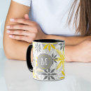 Recherche de jaune gris tasses Moderne