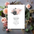 Recherche de charcoal mariage invitations Floral