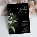 Recherche de feuille brun invitations Bride