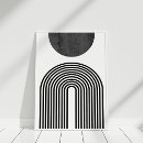 Recherche de noir et blanc abstrait posters Géométrique