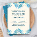 Recherche de mandala bleu invitations Hindu
