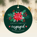 Recherche de poinsettia ornements Couple