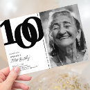 Recherche de de 100 ans invitations Moderne