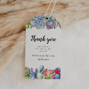 Recherche de cactus étiquettes cadeau Aquarelle