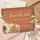 Zoek naar boho save the date briefkaarten Terracotta