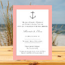 Recherche de de de corail mariage invitations Chic côtier