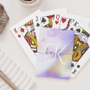 Recherche de aquarelle jeux de cartes Nom monogramme