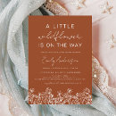 Recherche de terracotta baby shower invitations Floral