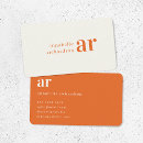 Recherche de typographie vintage cartes visite Monogramme