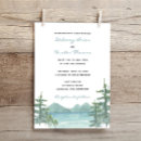 Recherche de lac mariage invitations Rustique