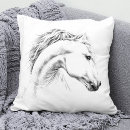 Recherche de portrait coussins Équin